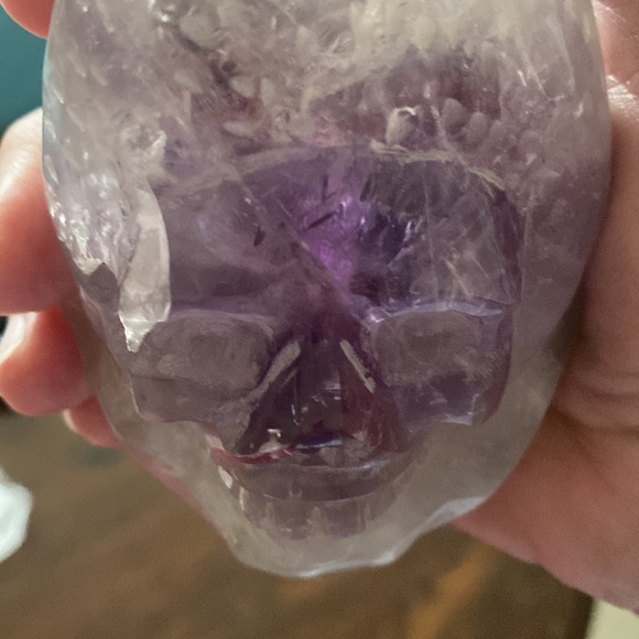 AMETHYST SKULL. 4.5”X 3” X 1.25 - Picture 11 of 17